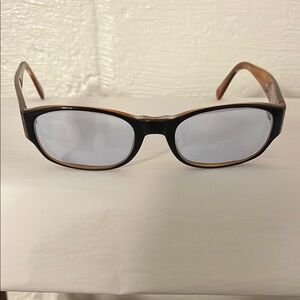 Vintage Stylish Black and Brown Sunglasses with prescription lenses unisex